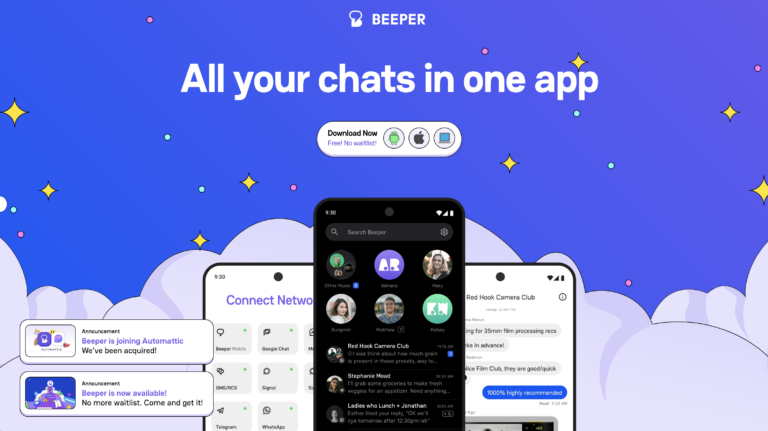 BEEPER : Application de chat universelle