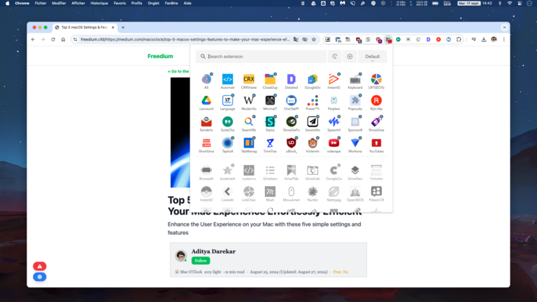 EXTENSION MANAGER : Les extensions chrome, plus simplement