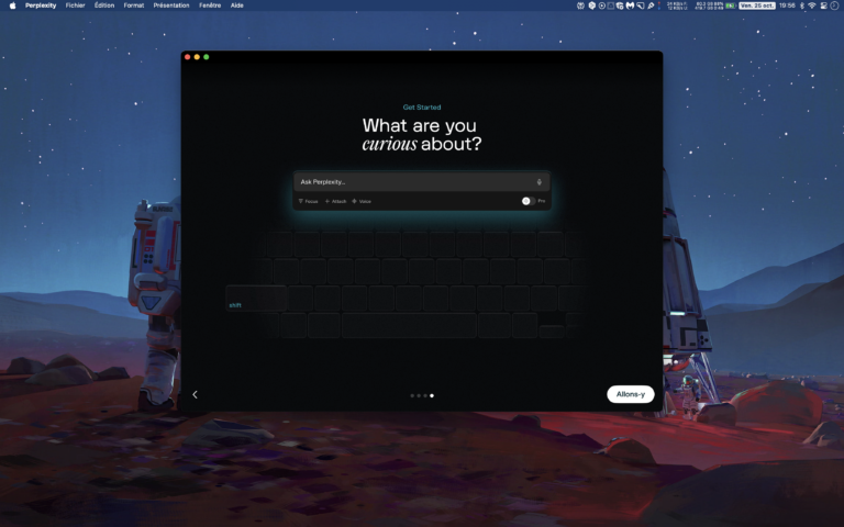 PERPLEXITY MacOS : votre nouveau raccourci vers la connaissance