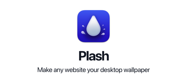 PLASH : Un site web comme fond d’écran