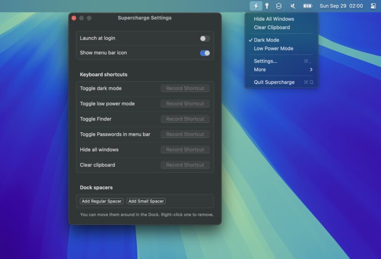 SUPERCHARGE : Des raccourcis utiles pour MacOS