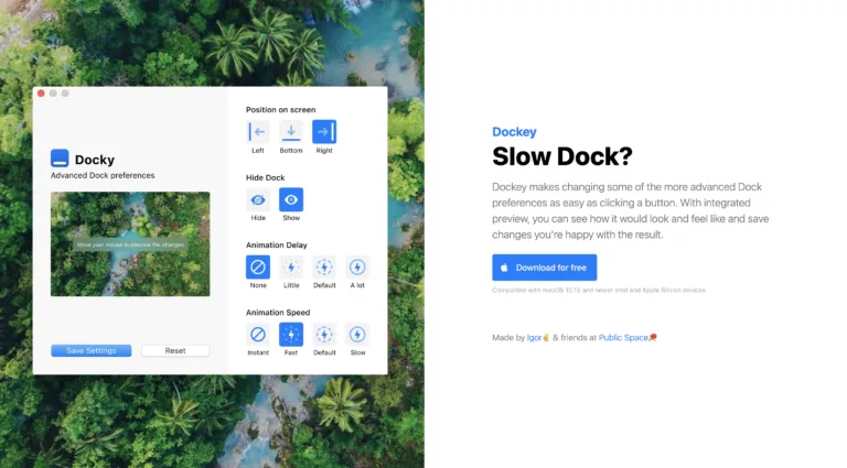 DOCKEY : Gérez votre dock macOS facilement