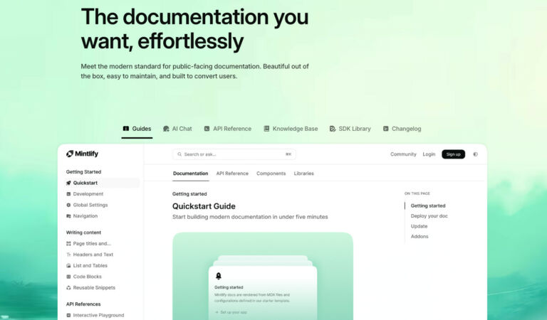 MINTLIFY : La documentation que vous souhaitez, sans effort