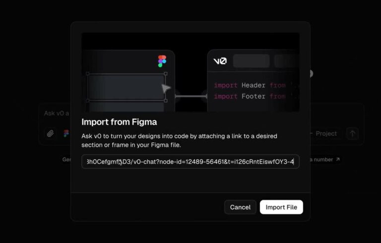 v0 : Figma to Code