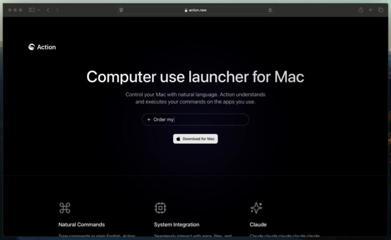 ACTION : Contrôlez votre Mac en langage naturel.