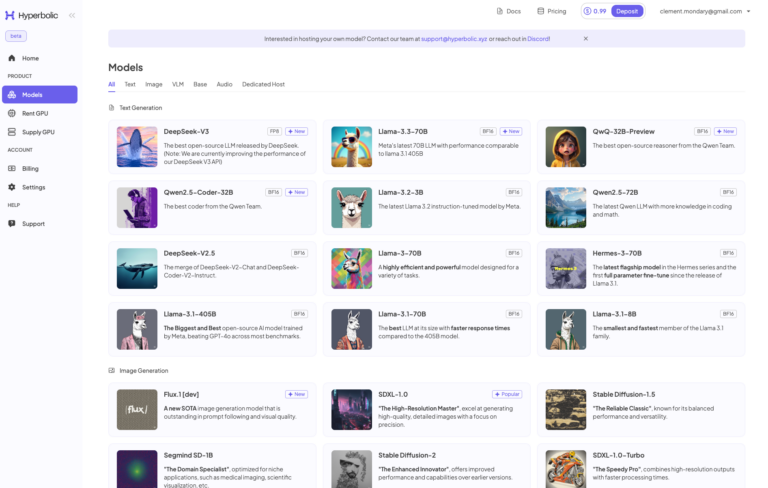 HYPERBOLIC : The Open-Access AI Cloud