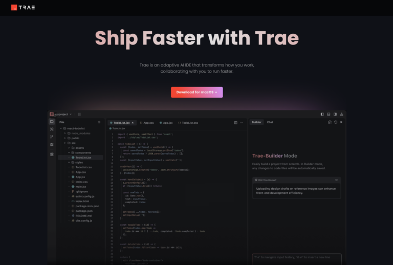 TRAE : Une intelligence artificielle qui code vos applications pour vous