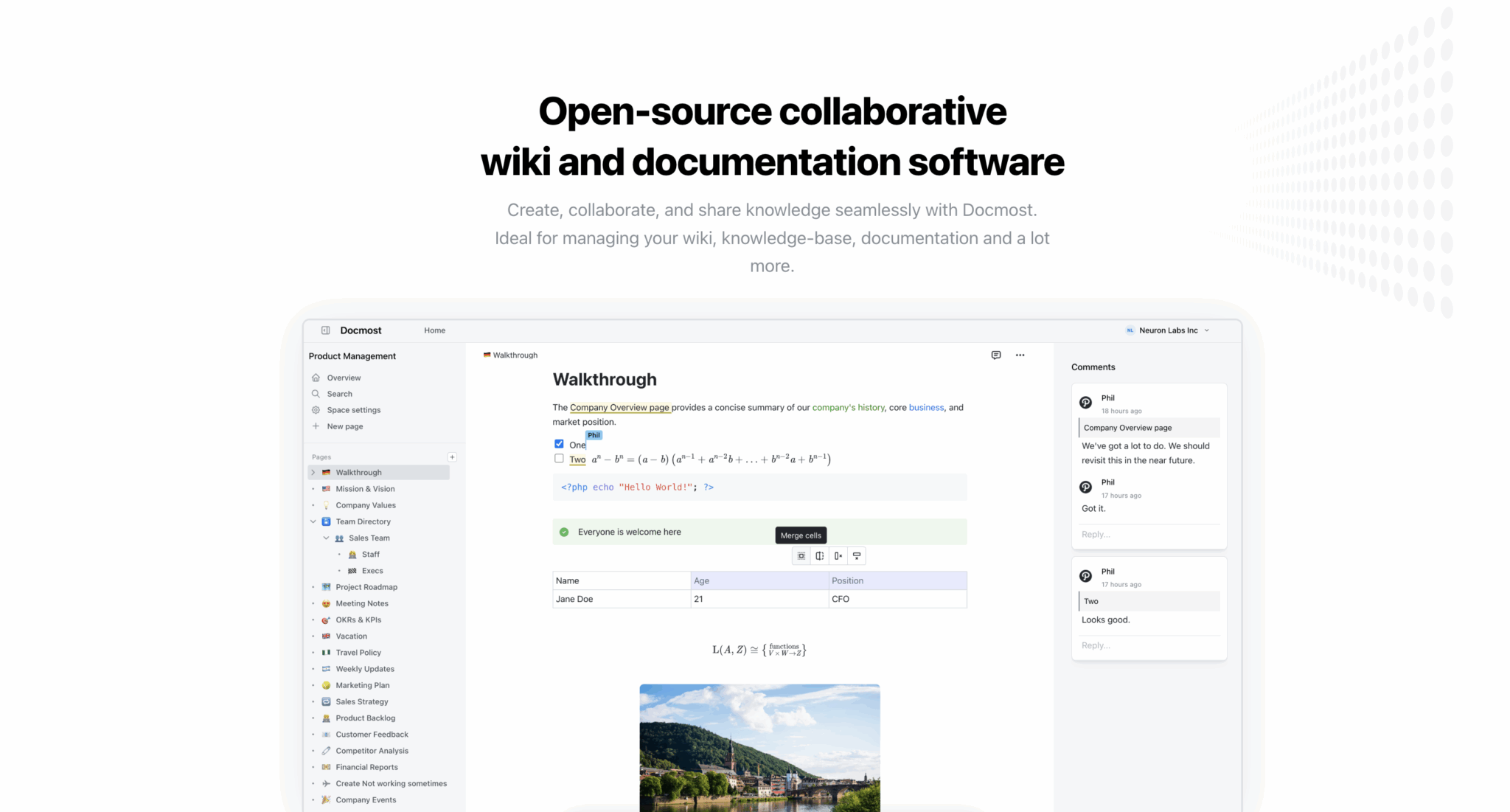 DOCMOST : Logiciel libre de documentation et de wiki collaboratif ...