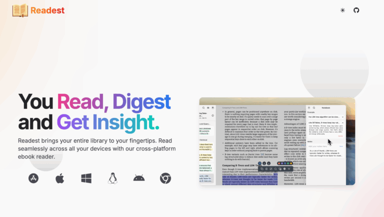 READEST : Là où vous lisez, digérez et obtenez des informations