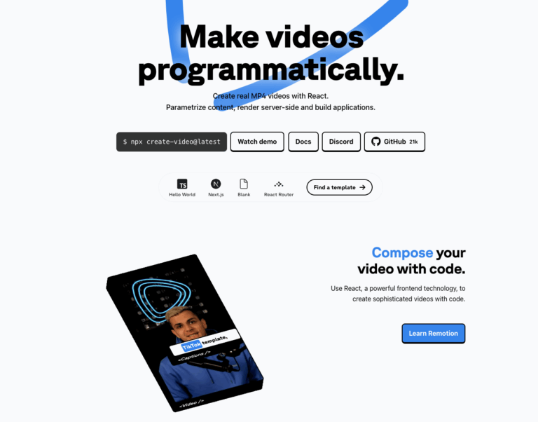 REMOTION : Créer des vidéos de manière programmatique
