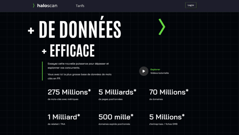 HALOSCAN : L&rsquo;outil SEO français qui révolutionne l&rsquo;analyse de sites