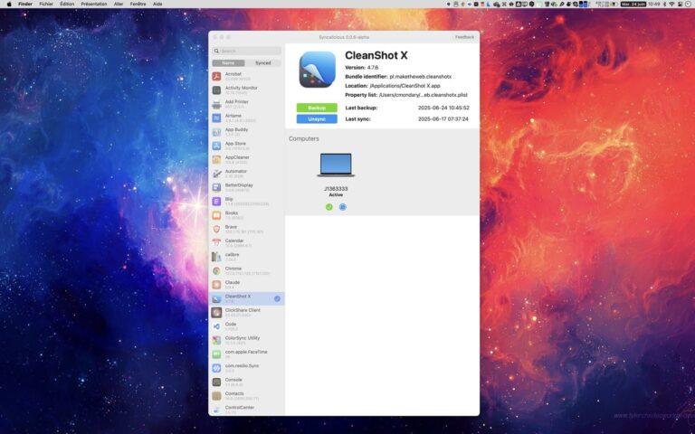 SYNCALICIOUS 🍫 : Synchroniser vos paramètres d&rsquo;application