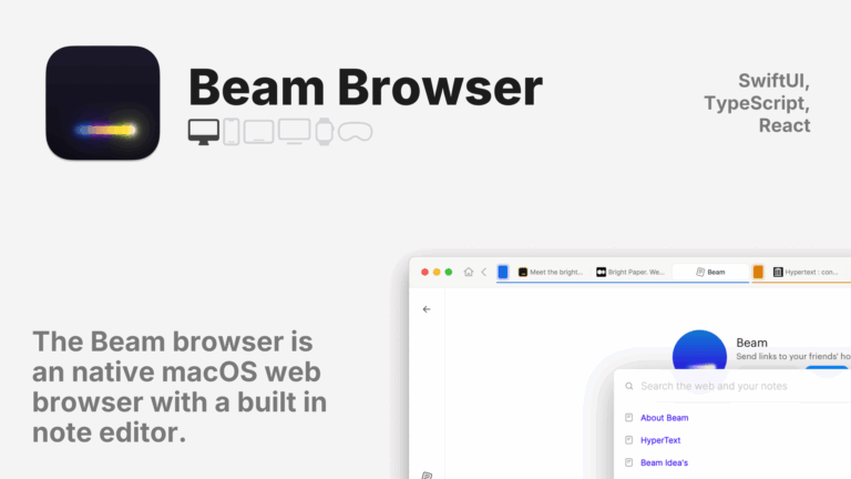Beam : Naviguer autrement sur le web