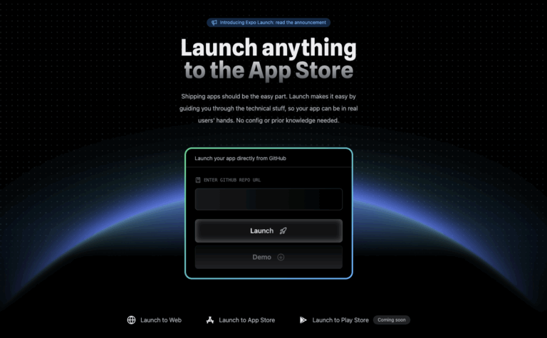 Expo Launch : simplification du déploiement d&rsquo;applications