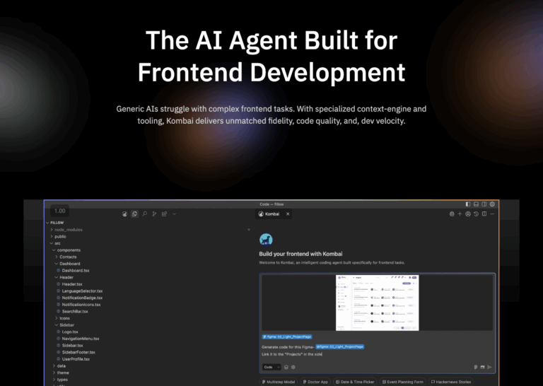 Kombai : L&rsquo;IA qui transforme vos designs en code front-end