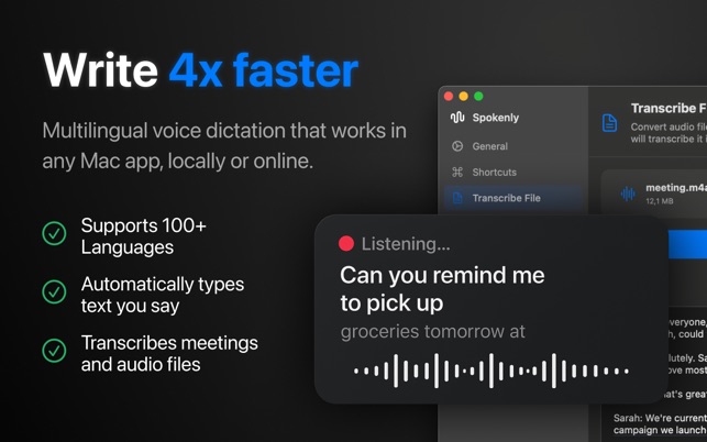 Spokenly : L&rsquo;application de dictée vocale pour Mac et iOS