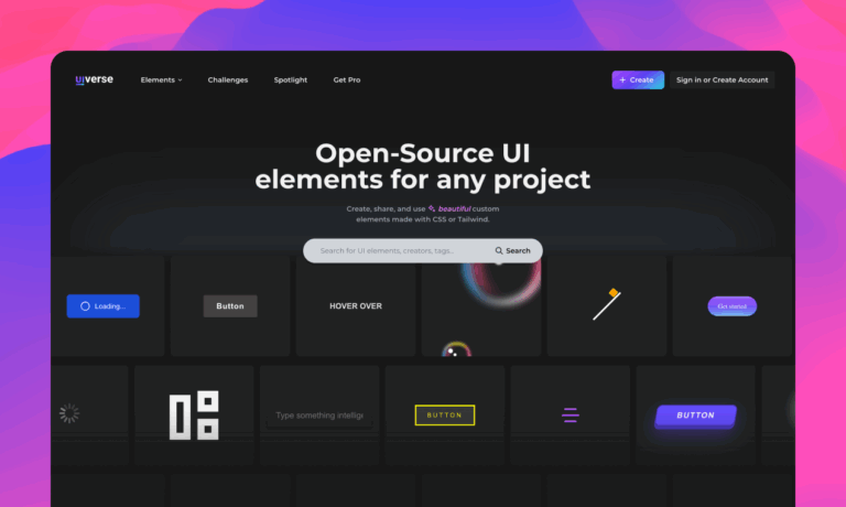 uiverse.io : La galaxie d&rsquo;éléments UI gratuits pour vos projets