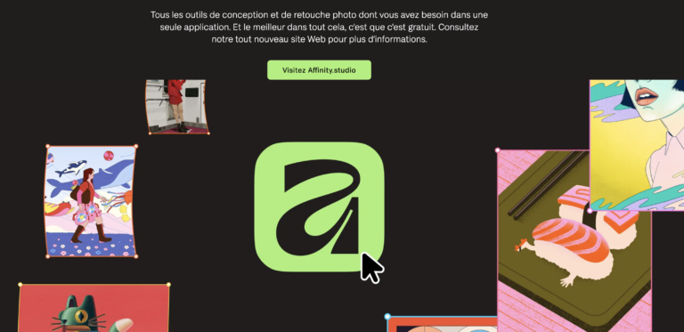 Affinity : Tous vos outils de création graphique Affinity en une seule app.