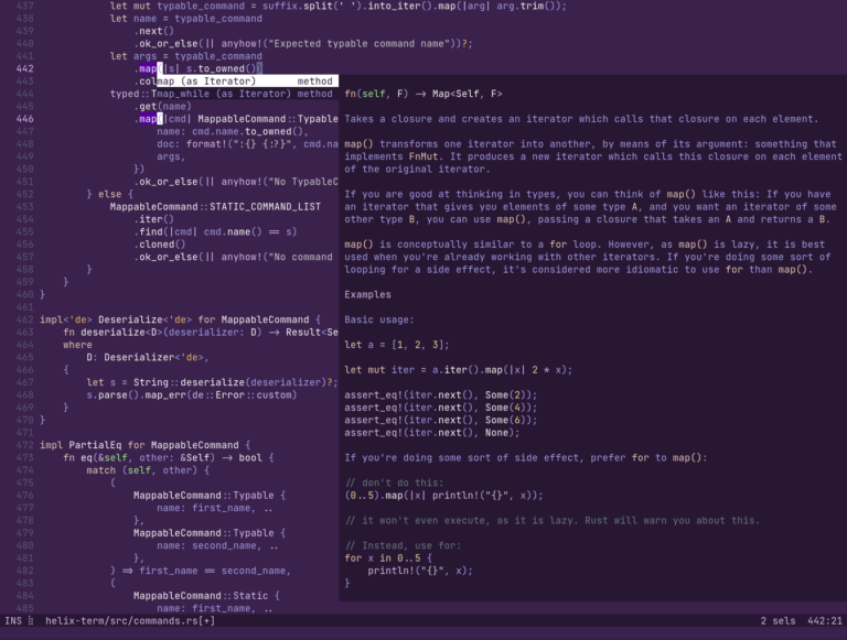 Helix : un éditeur de code en terminal moderne, modal et ultra-rapide écrit en Rust