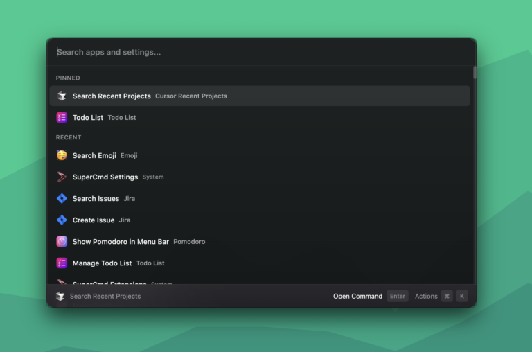 SuperCmd : un launcher macOS open source qui fusionne commandes, voix et IA dans un workflow unique