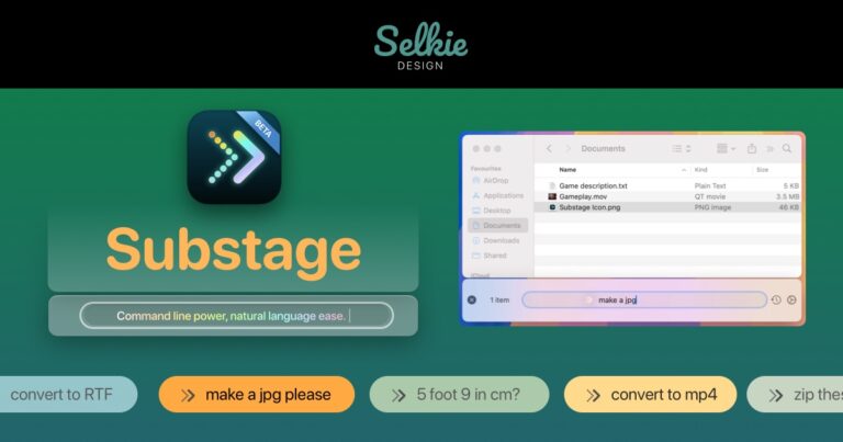 Substage : une barre de commandes en langage naturel sous Finder pour gerer des fichiers