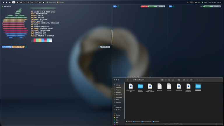 AeroSpace : un gestionnaire de fenêtres tiling pour macOS, inspiré d’i3 et pensé pour le clavier