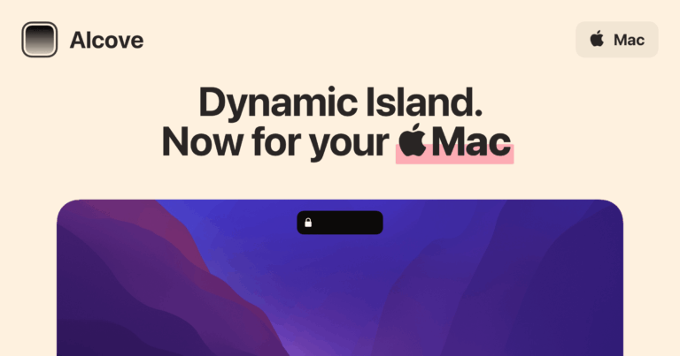 Alcove : une nouvelle façon d’utiliser votre Mac, inspirée de Dynamic Island