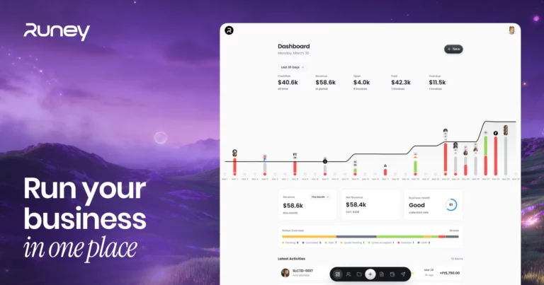 Runey — Invoices, Projects & Clients in One Place