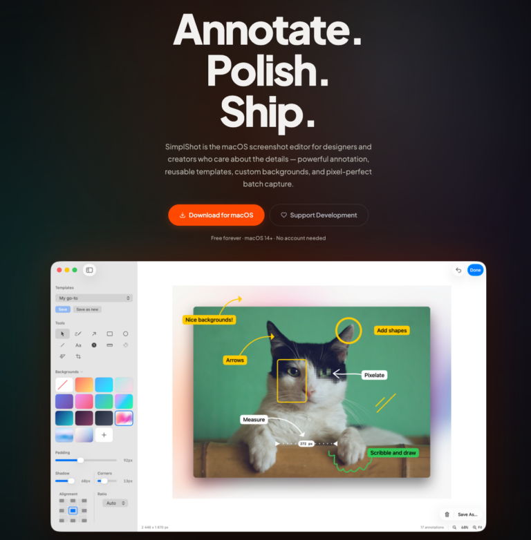 SimplShot : créer des captures annotées prêtes à publier en quelques clics