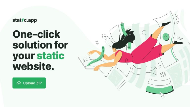 Static.app : hébergement one-click pour sites statiques