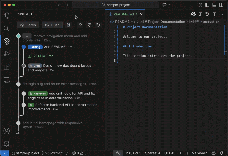 VisualJJ : rendre Jujutsu (jj) simple pour versionner et revenir en arrière depuis VS Code