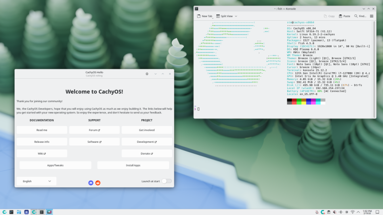 CachyOS : Arch Linux optimisé avec compilateur et kernel customisé