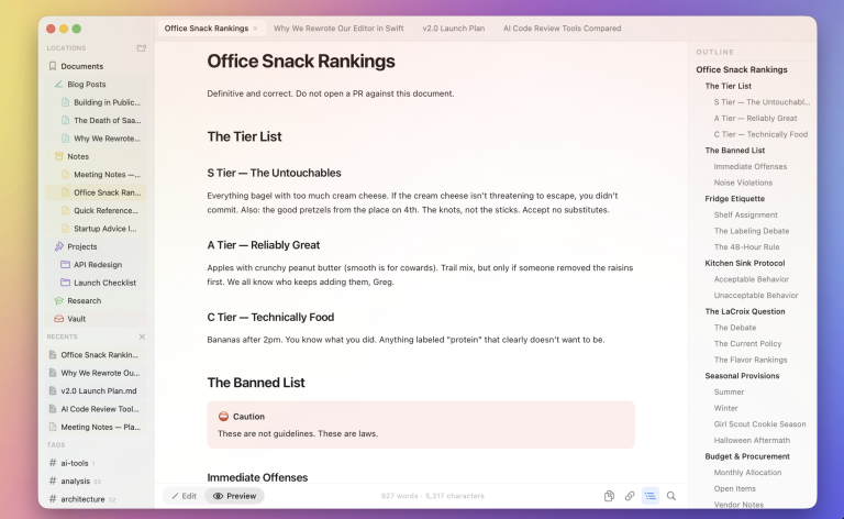 Clearly Markdown : un éditeur Markdown natif et minimaliste pour macOS