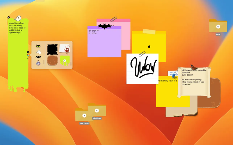 Sticky Notes Widget : les notes post-it sur le bureau macOS