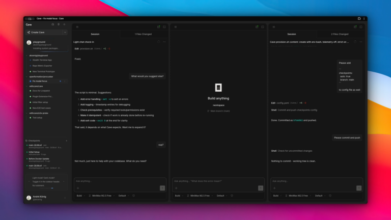 Cave : des environnements isolés pour faire tourner des agents de code sur son serveur
