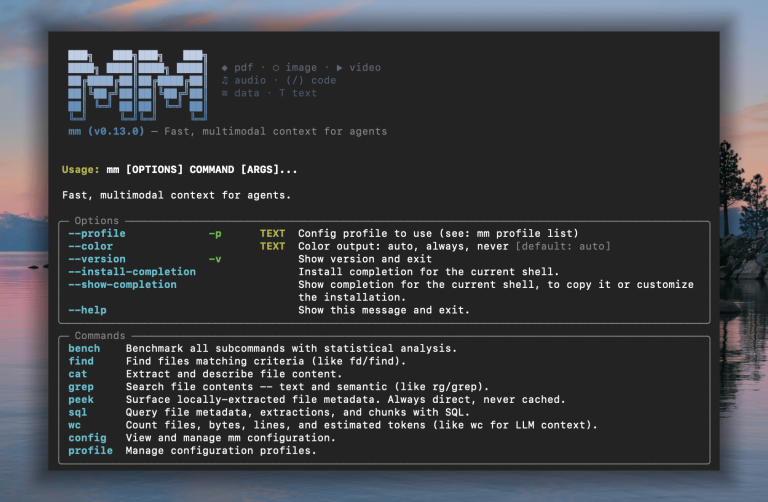 mm : un contexte multimodal rapide pour les agents