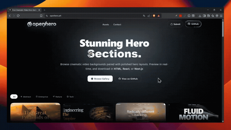 OPENHERO : des héros vidéo cinématiques prêts à copier