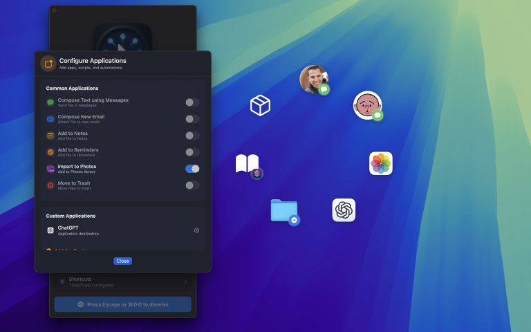 Outpost : application d&rsquo;aide au glisser-déposer
