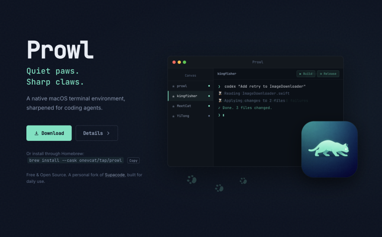 Prowl : un terminal macOS natif pour piloter plusieurs agents de code en parallèle