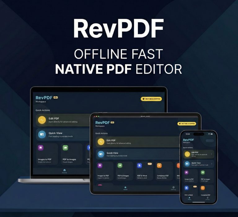 RevPDF : éditeur PDF gratuit et 100% offline