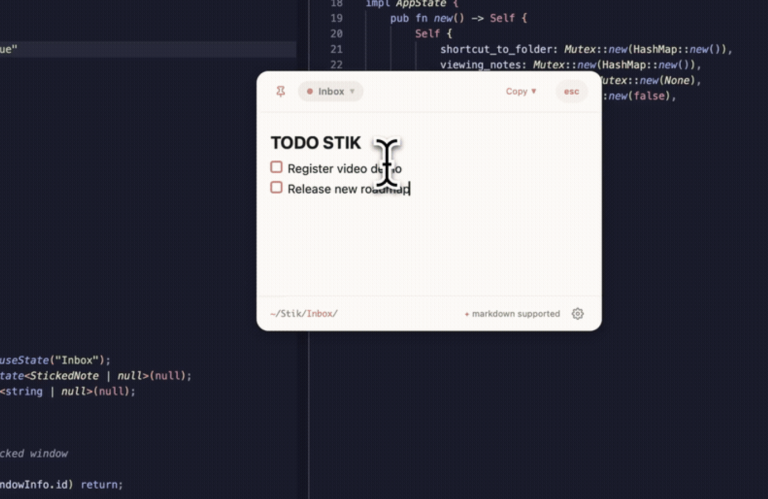 STIK : l&rsquo;application de notes instantanée pour Mac
