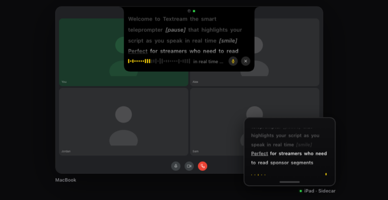 Textream : un teleprompteur macOS avec suivi des mots en temps reel
