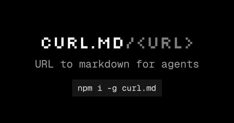 CURL.MD : transformer n&rsquo;importe quelle URL en markdown pour les agents de code