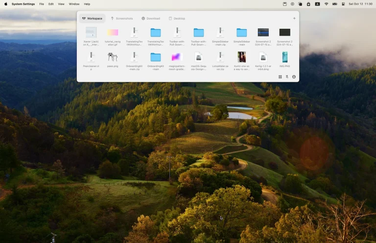FOLDER HUB : un explorateur de fichiers flottant accessible depuis n&rsquo;importe où sur macOS