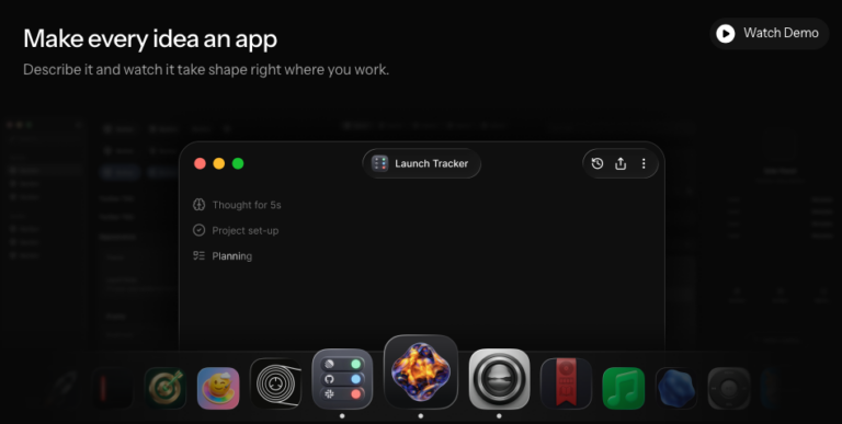 Glaze : créer des apps desktop sur mesure en discutant avec l’IA