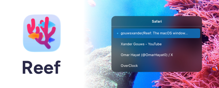 REEF : Le gestionnaire de fenêtres macOS pour une navigation clavier optimisée