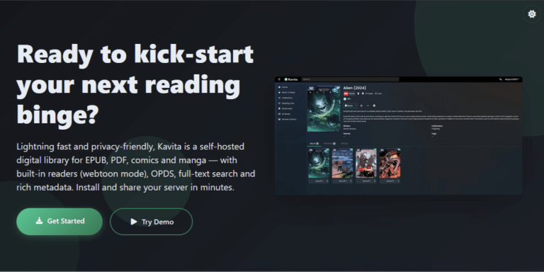 KAVITA : une bibliothèque numérique auto-hébergée pour comics, manga, EPUB et PDF