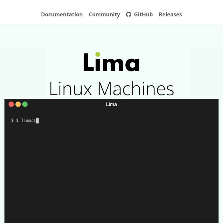 LIMA : des machines Linux sur macOS sans tracas