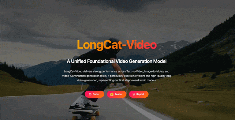 LongCat-Video : un modèle open source pour générer des vidéos longues (texte, image, continuation) et des avatars pilotés par l’audio