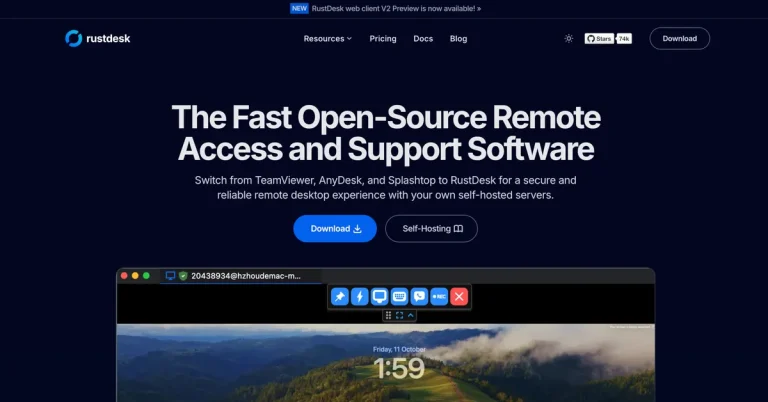 RUSTDESK : l&rsquo;alternative open source à TeamViewer avec serveur auto-hébergé